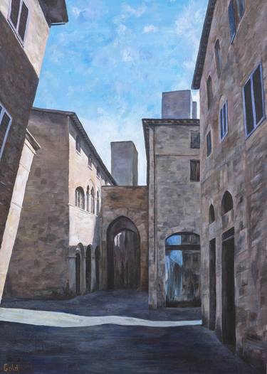 Print of Figurative Architecture Paintings by Tanya Goldstein