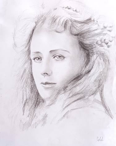 Print of Portrait Drawings by Tanya Goldstein