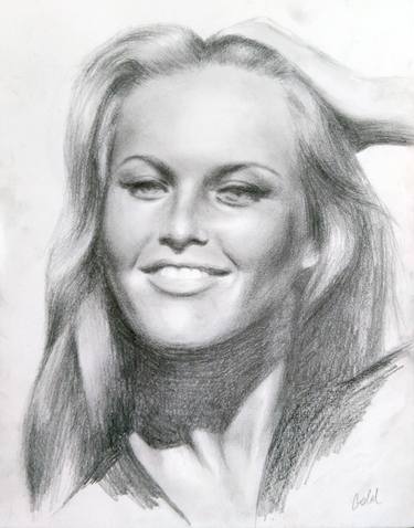 Print of Celebrity Drawings by Tanya Goldstein