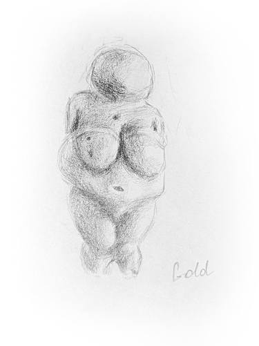 Print of Figurative Body Drawings by Tanya Goldstein