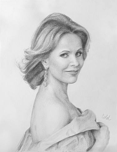 Original Figurative Celebrity Drawings by Tanya Goldstein