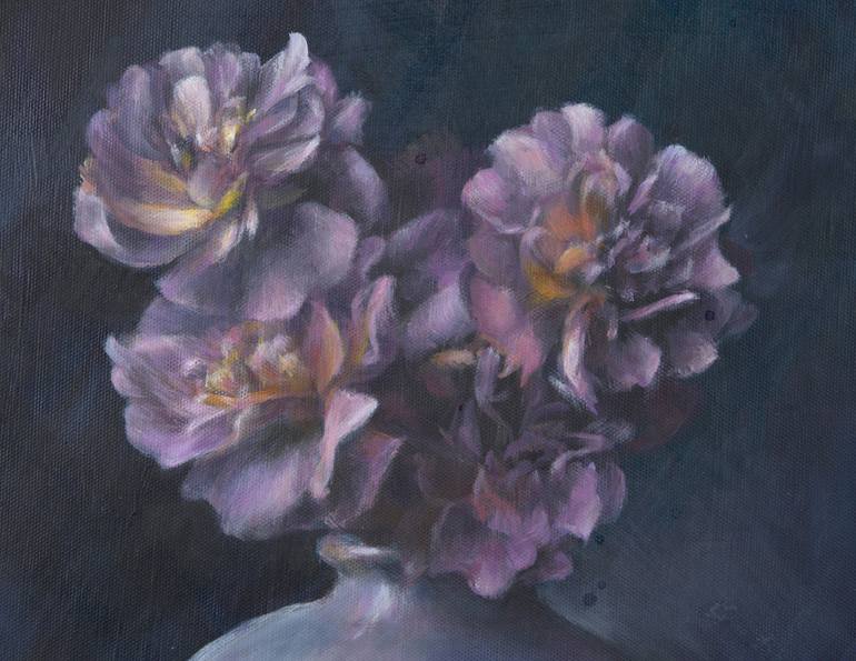Original Baroque Floral Painting by Tanya Goldstein