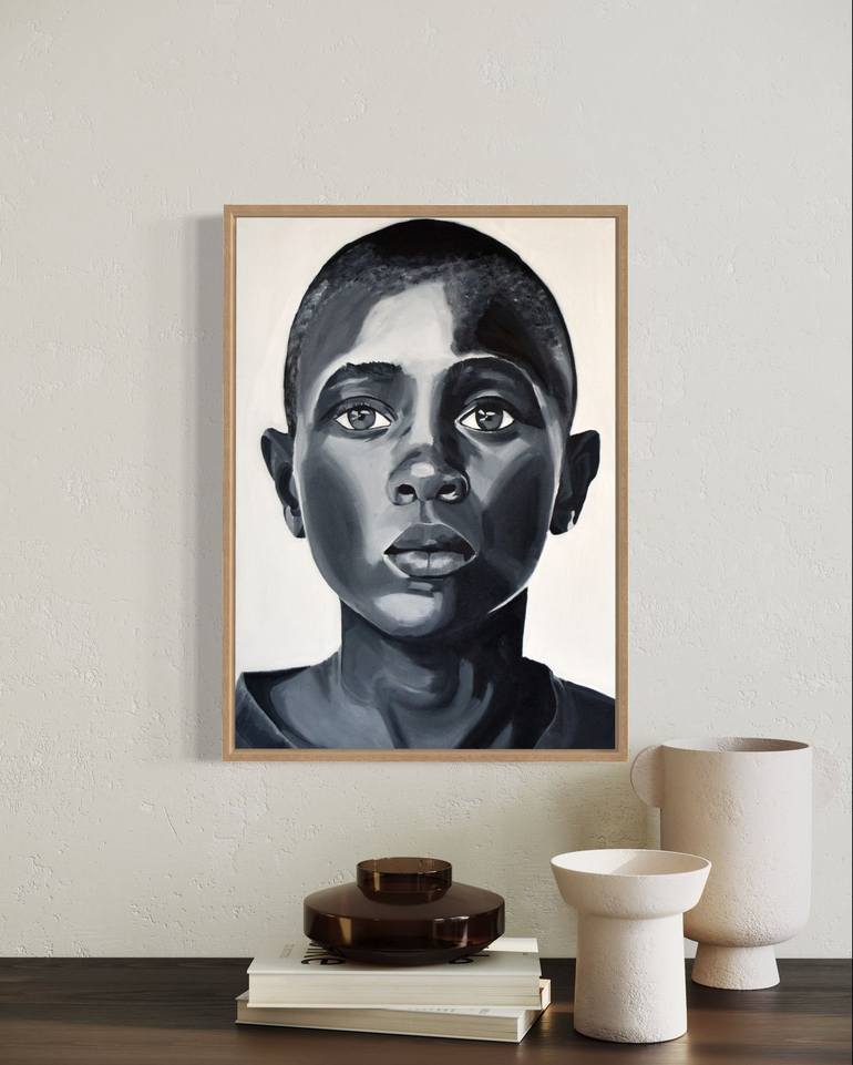 Original Contemporary People Painting by Raquel Silva