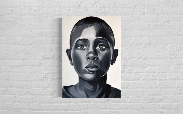 Original Contemporary People Painting by Raquel Silva