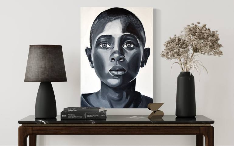 Original Contemporary People Painting by Raquel Silva