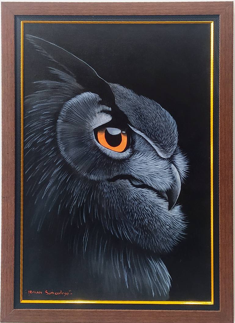 Original Street Art Animal Painting by Bambang Suharja