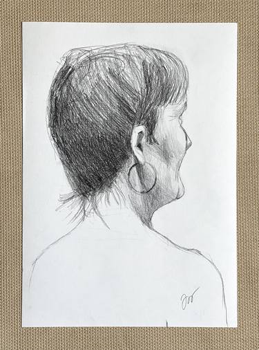 Original Realism People Drawings by Joanna Maria Dziedzianowicz DRAWINGS