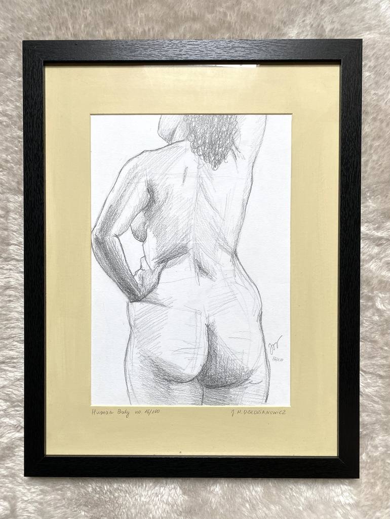 Original Contemporary Body Drawing by Joanna Maria Dziedzianowicz DRAWINGS