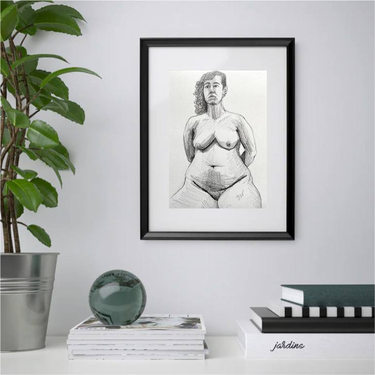 Original Body Drawing by Joanna Maria Dziedzianowicz DRAWINGS