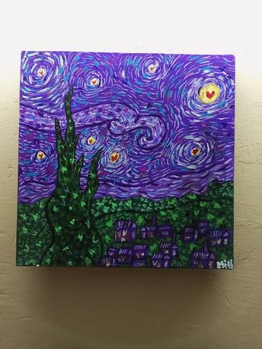 Vincent van Gogh starry night painting thumb