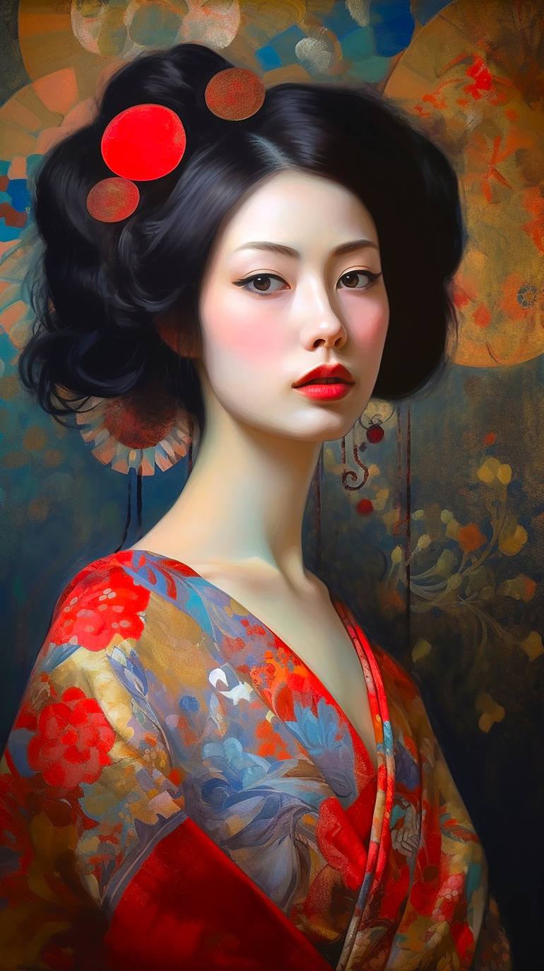 Classical Japanese Portraiture Photography by Paul Groocock | Saatchi Art