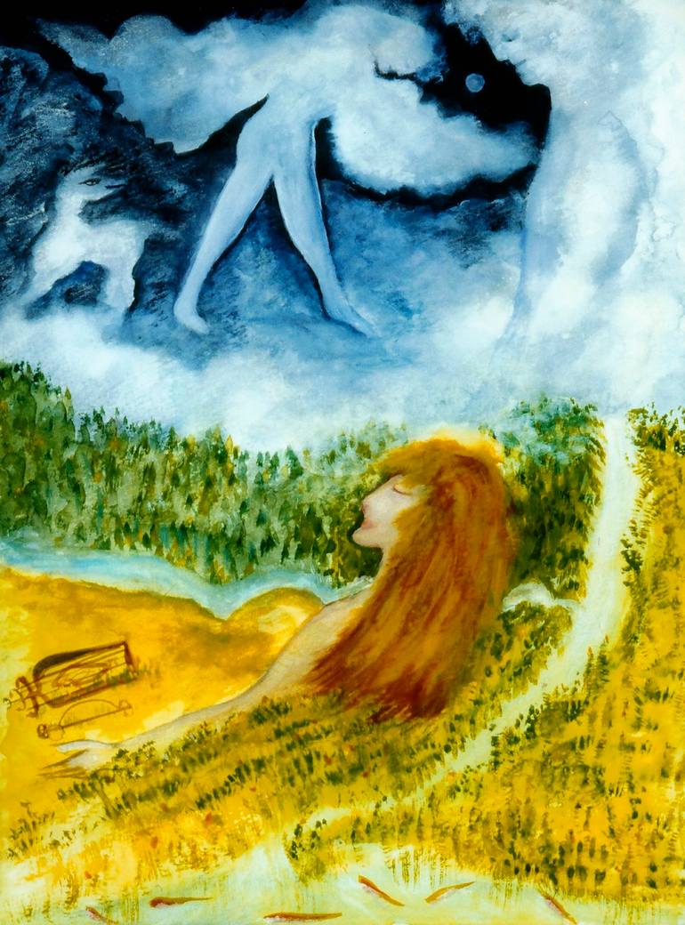 Dreaming of a Dream Painting by Carolyn Mary Kleefeld Saatchi Art