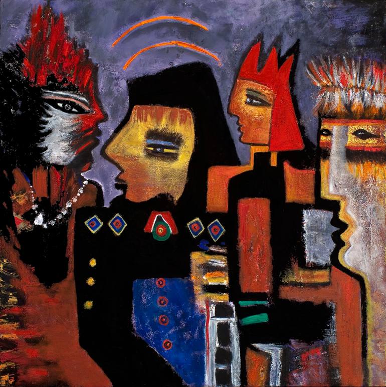 The Mavericks Painting by Carolyn Mary Kleefeld Saatchi Art