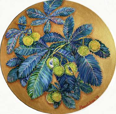 Print of Art Deco Botanic Paintings by Liliya Mano