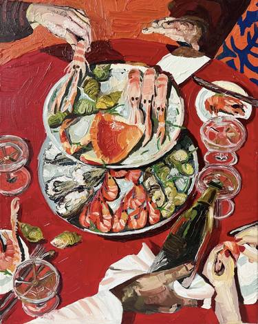 Print of Food & Drink Paintings by Yuliya Dove