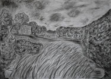 Print of Landscape Drawings by Leyla Abas Tomova