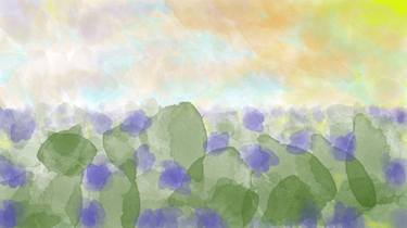 Original Abstract Nature Digital by Leyla Abas Tomova