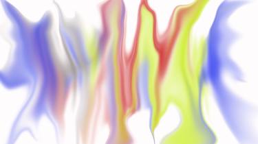 Original Abstract Expressionism Abstract Digital by Leyla Abas Tomova