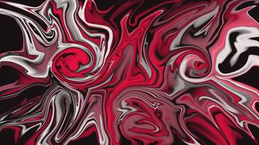 Original Abstract Expressionism Abstract Digital by Leyla Abas Tomova
