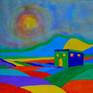 Two different worlds Painting by Leyla Abas Tomova | Saatchi Art