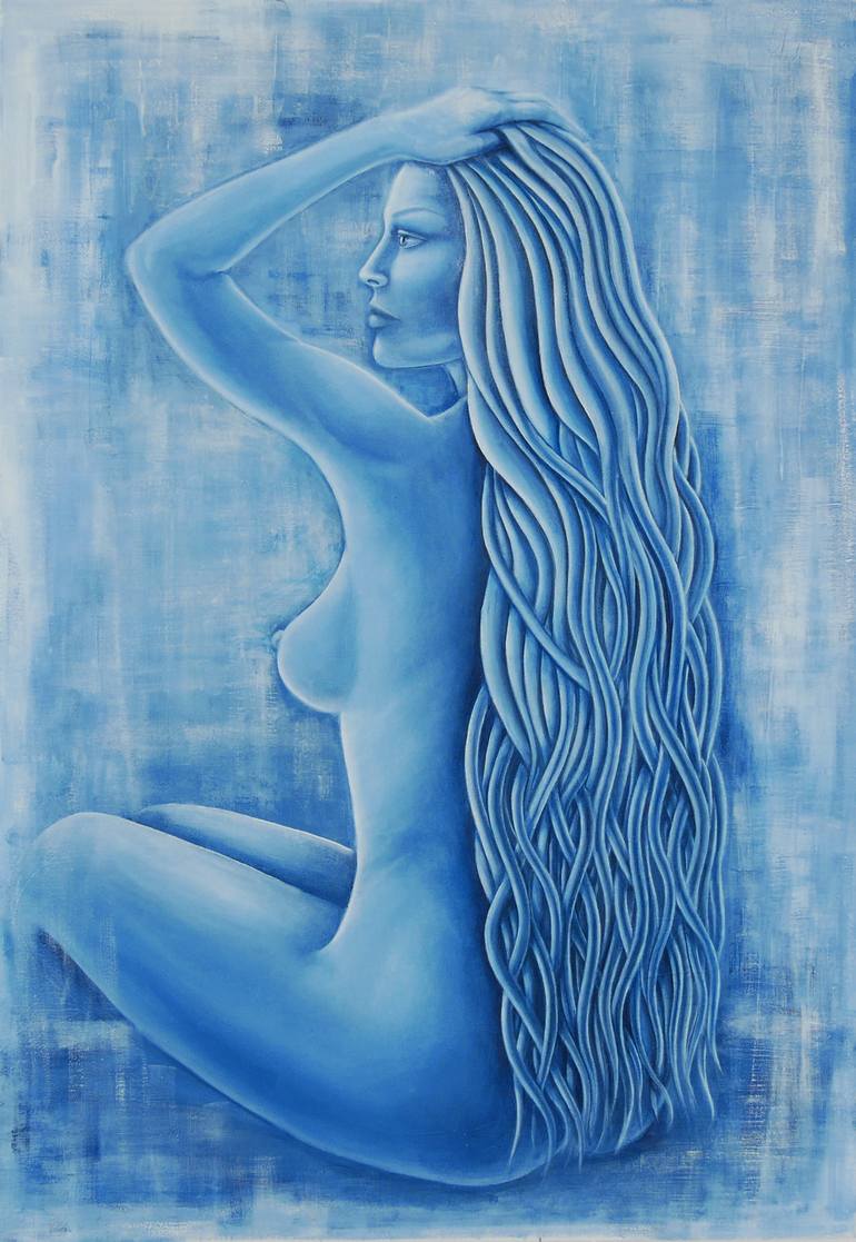 Original Contemporary Women Painting by Milar Talore