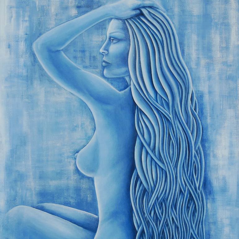 Original Contemporary Women Painting by Milar Talore