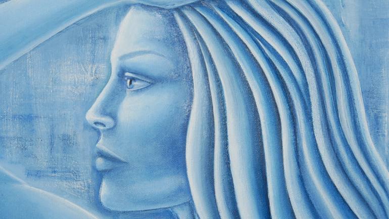 Original Contemporary Women Painting by Milar Talore