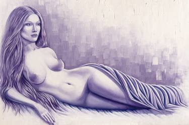 Original Portraiture Erotic Paintings by Mila Talo