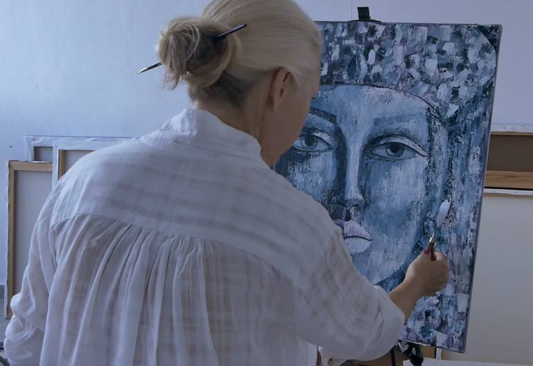 Original Abstract Expressionism Abstract Painting by Milar Talore