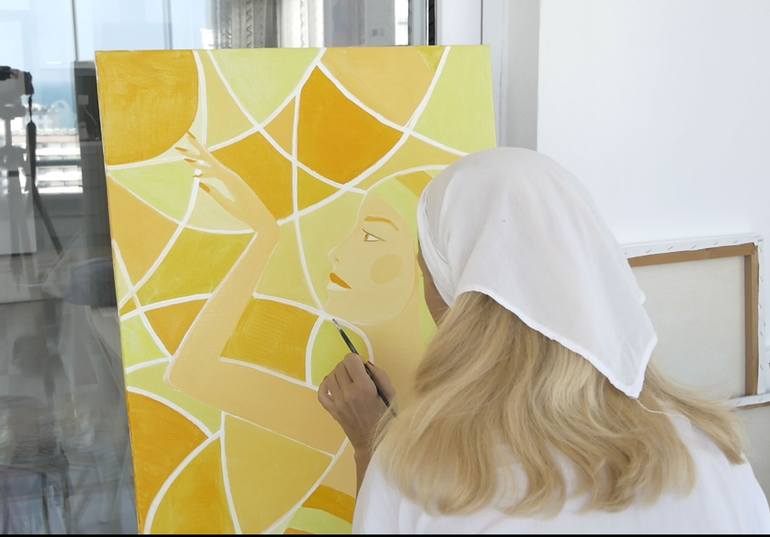 Original Futurism Abstract Painting by Milar Talore