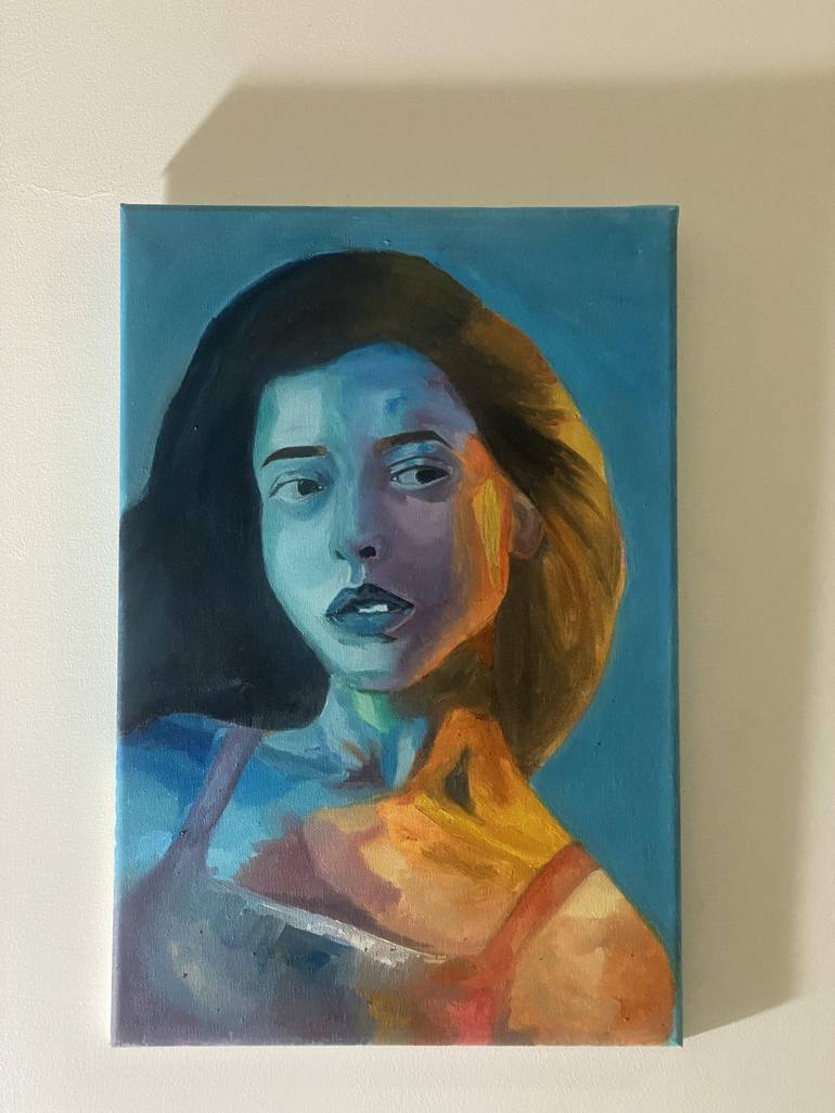 Original Abstract Women Painting by malaika khan