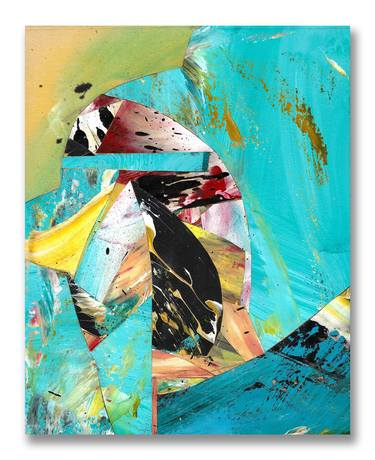 Original Abstract Expressionism Nature Collage by Mark Erickson