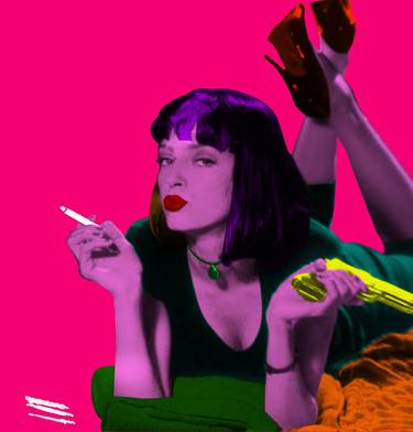 "Nose Candy" | Pulp Fiction | Uma Thurman | 2021, Limited Edition thumb