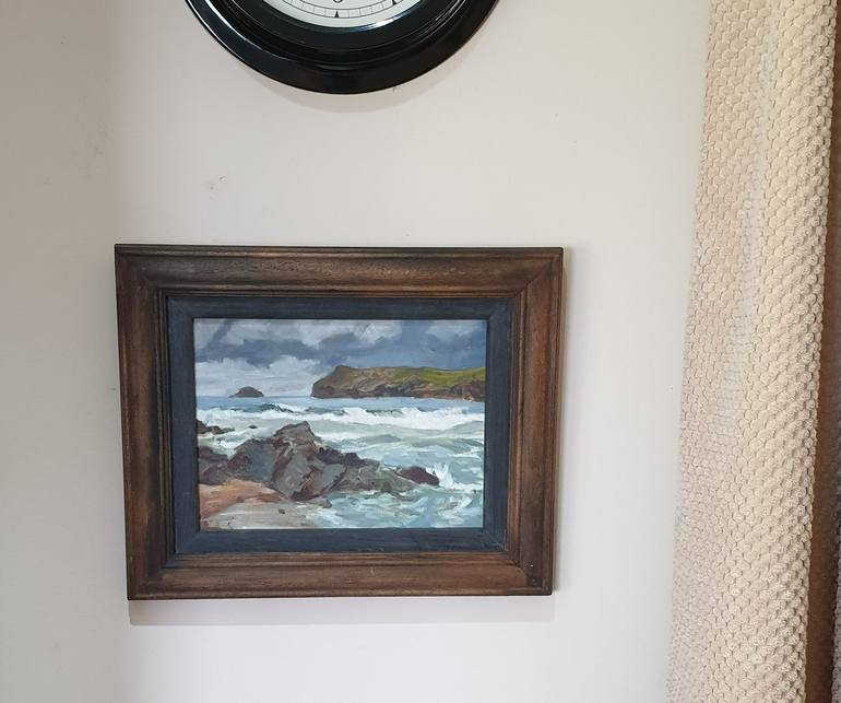 Original Impressionism Seascape Painting by Alan Knight