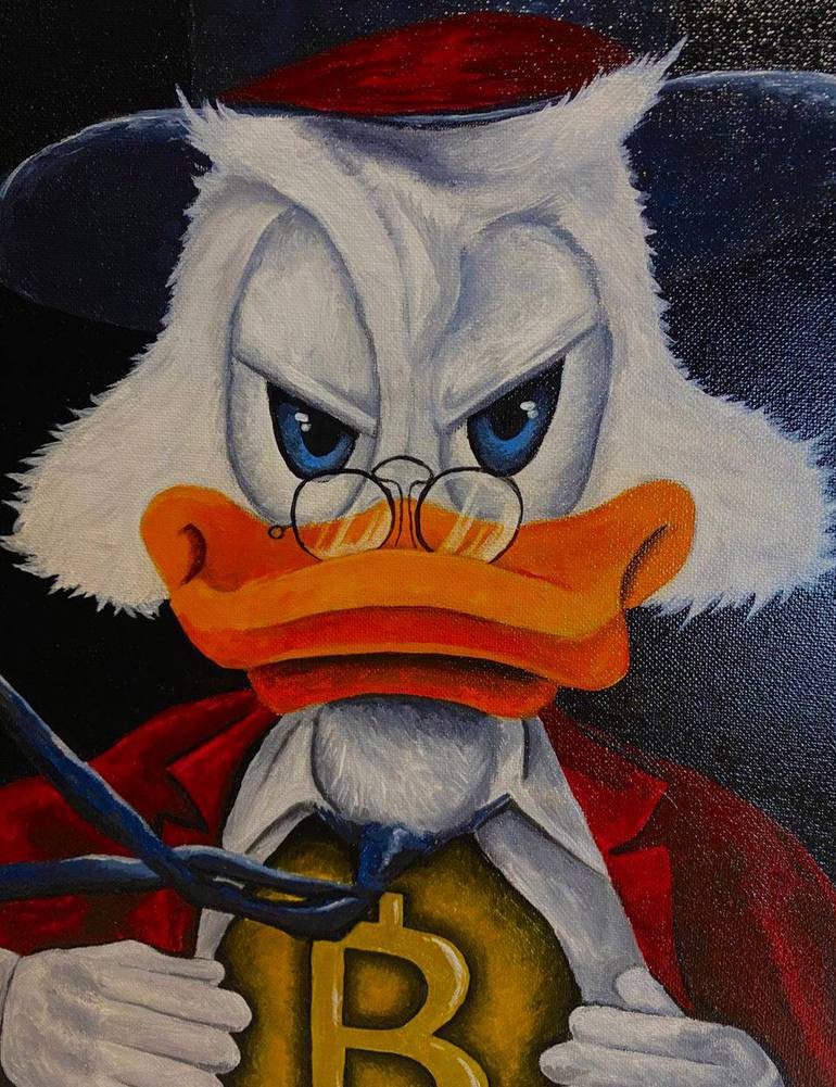 Original Pop Art Cartoon Drawing by Daria Lipukhina