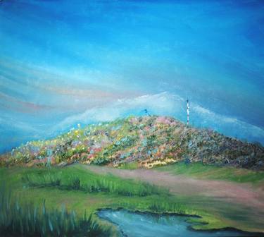 Print of Landscape Paintings by Fazila Afzal