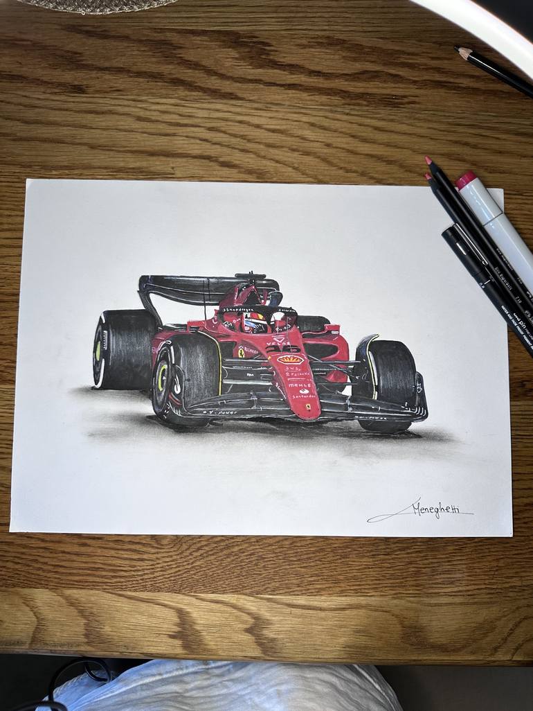 Charles Leclerc, Ferrari SF90 print by Motorsport Images