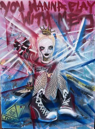 Original Abstract Pop Culture/Celebrity Paintings by Terese Hudson