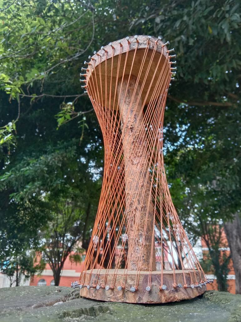 Original Art Deco Time Sculpture by Diego Amaris