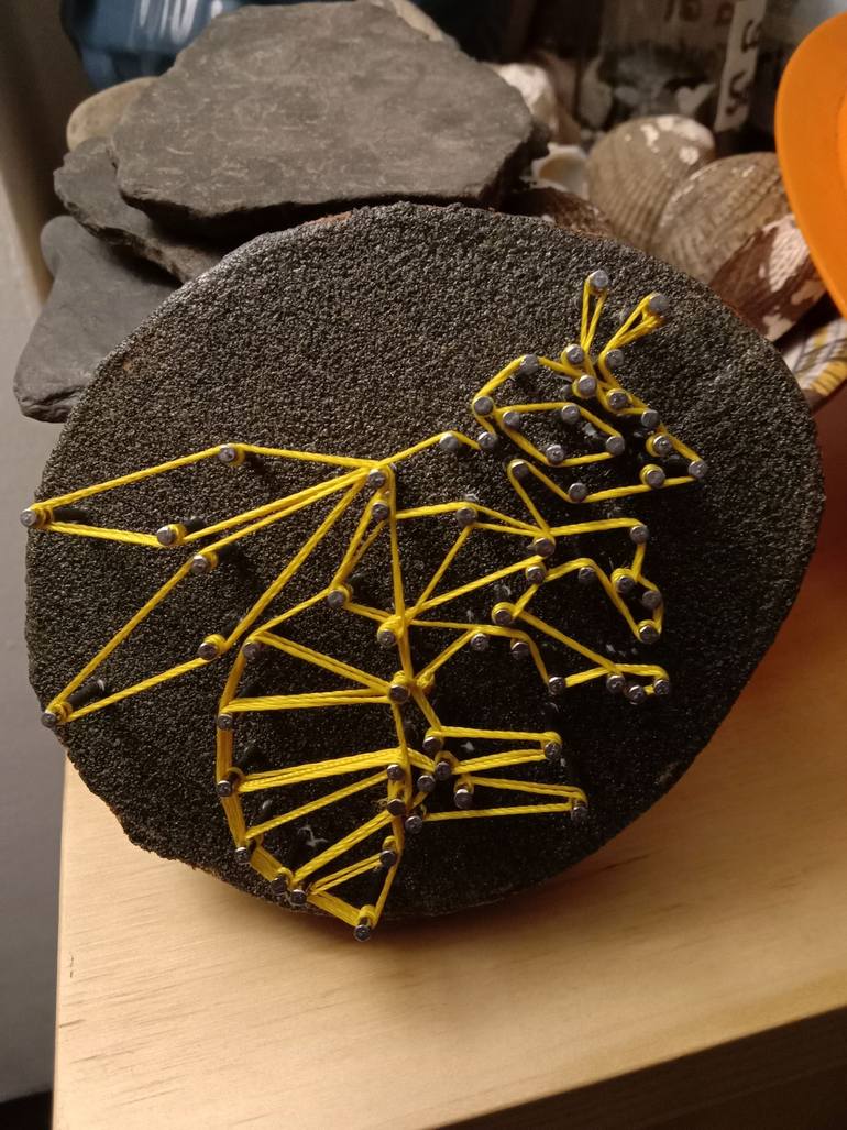 Original Art Deco Botanic Sculpture by Diego Amaris