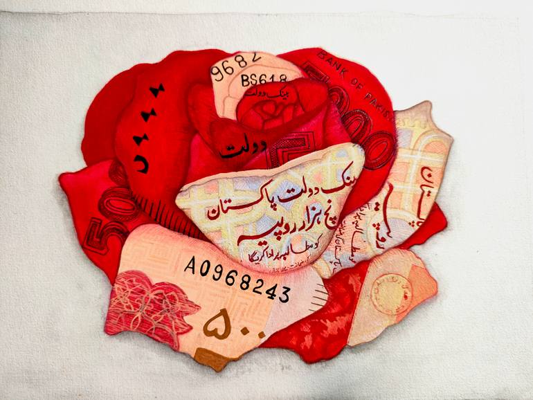 Original Conceptual Love Painting by Aneeqa Abid