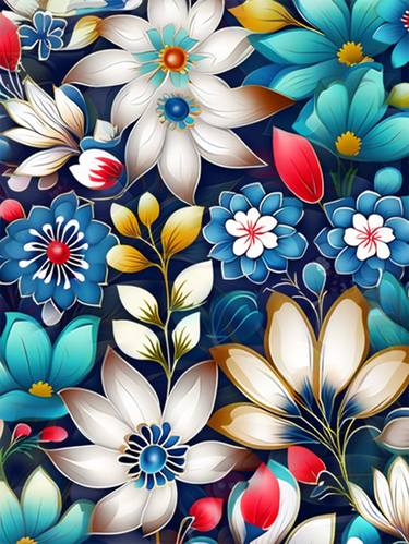 Print of Floral Digital by SoonOne Park