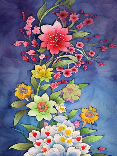 Print of Floral Digital by SoonOne Park