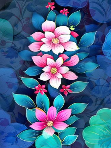 Original Floral Digital by SoonOne Park