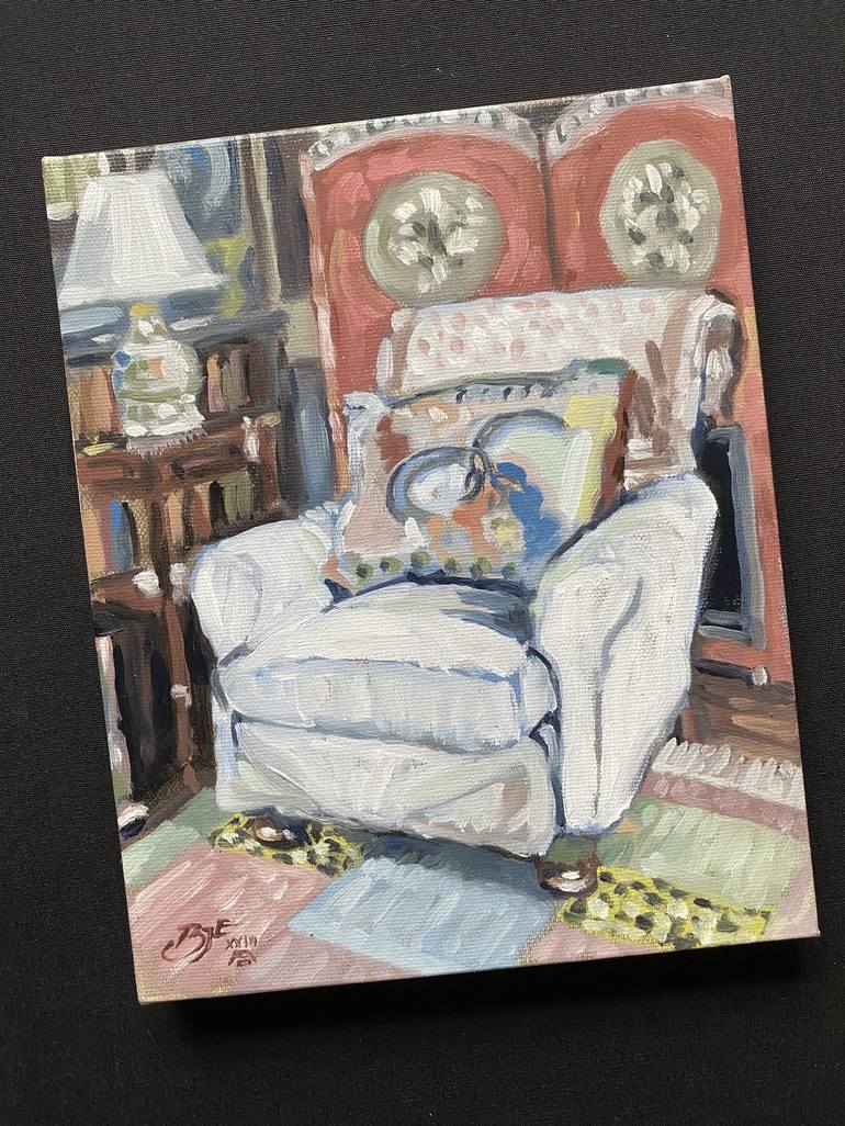 Original Impressionism Interiors Painting by Barnaby Edwards