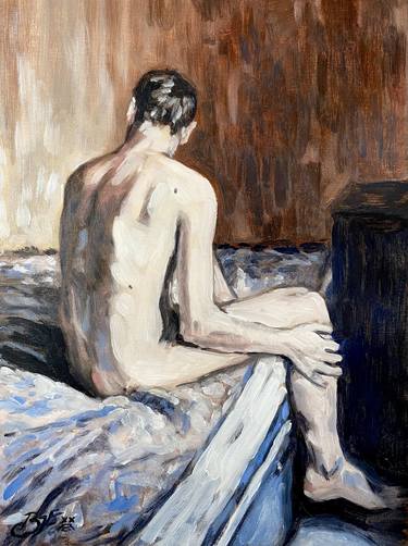 Original Portraiture Nude Paintings by Barnaby Edwards