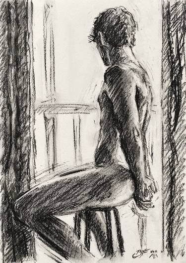 Original Nude Drawings by Barnaby Edwards