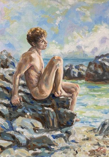 Original Modern Nude Paintings by Barnaby Edwards