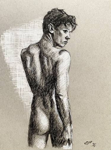 Original Fine Art Nude Drawings by Barnaby Edwards