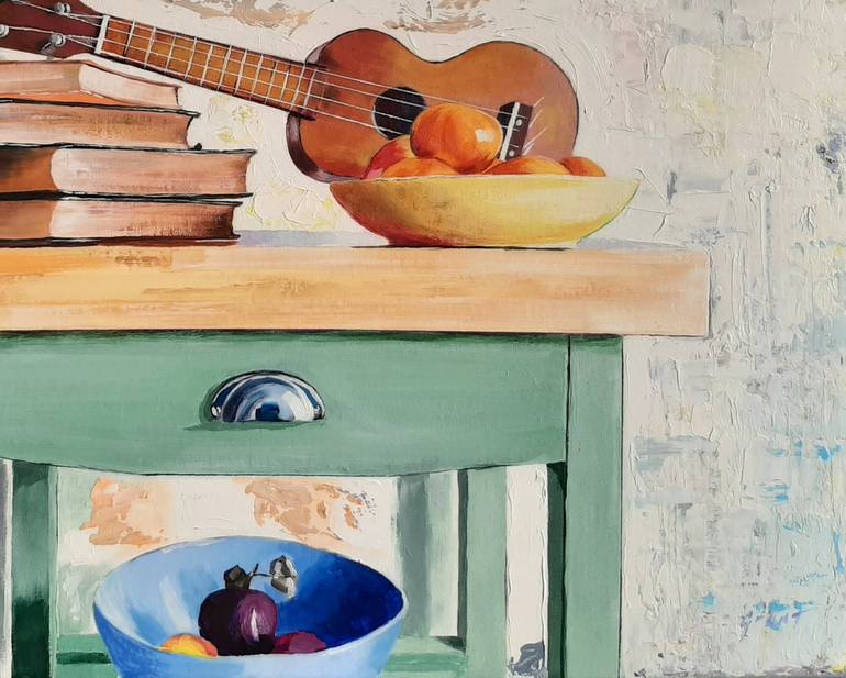 Original Abstract Still Life Painting by Grant Stewart